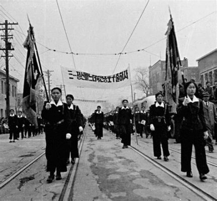  March 1st Movement: A Beacon of Hope Against Japanese Imperialism, Symbolizing the Unyielding Spirit of the Korean People