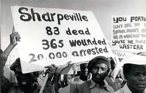  Sharpeville Massacre: 아파르트헤이트 정책에 맞선 용기있는 저항, 비무장 시민들의 참혹한 희생